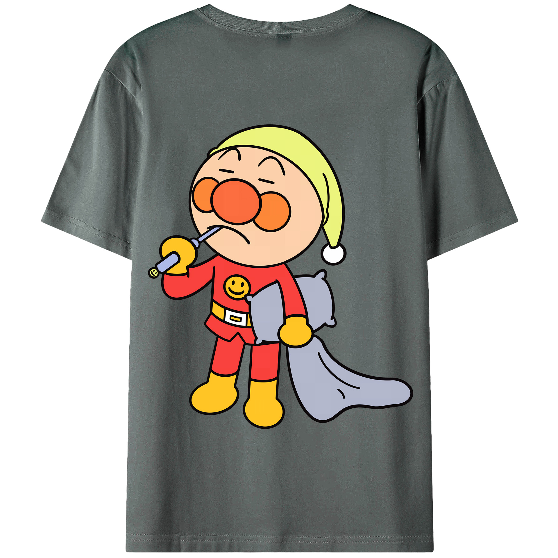 （画像用） アンパンマン Anpanman 綿100％半袖Tシャツ（背面プリント）